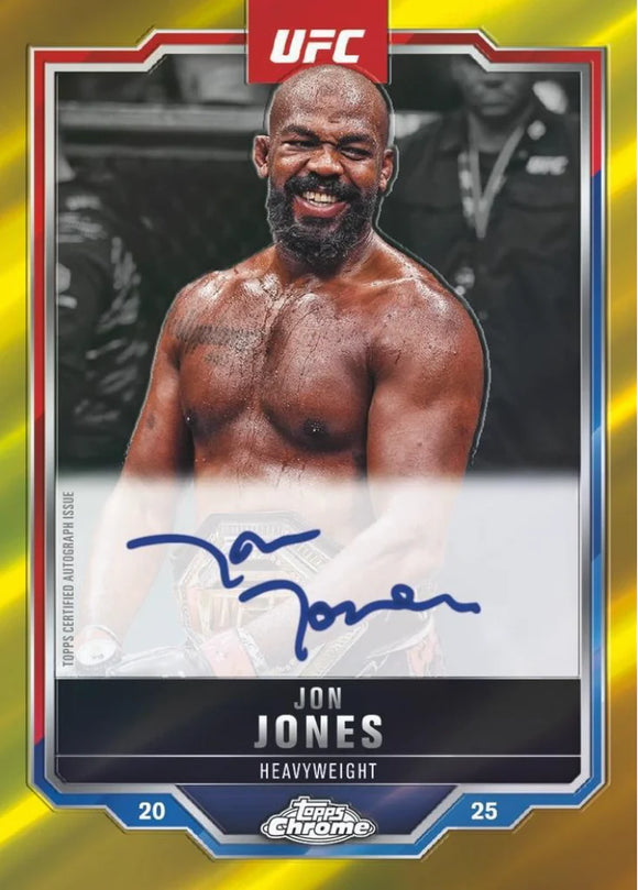 2025 Topps Chrome UFC 6 Box Half Case Pick Your Letter #1