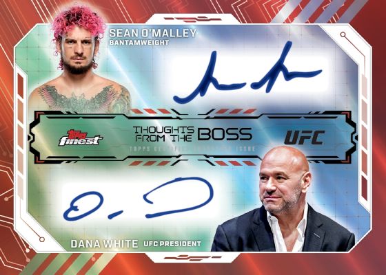 2025 Topps Finest UFC 6 Box Pick Your Fighter #1