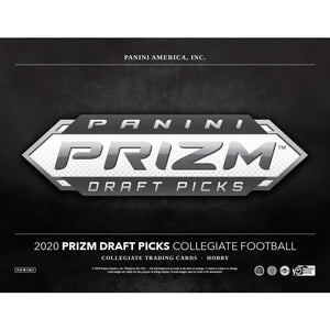 2020 Panini Prizm Draft Picks Collegiate Football 4 Box Last Name Random Letter #4