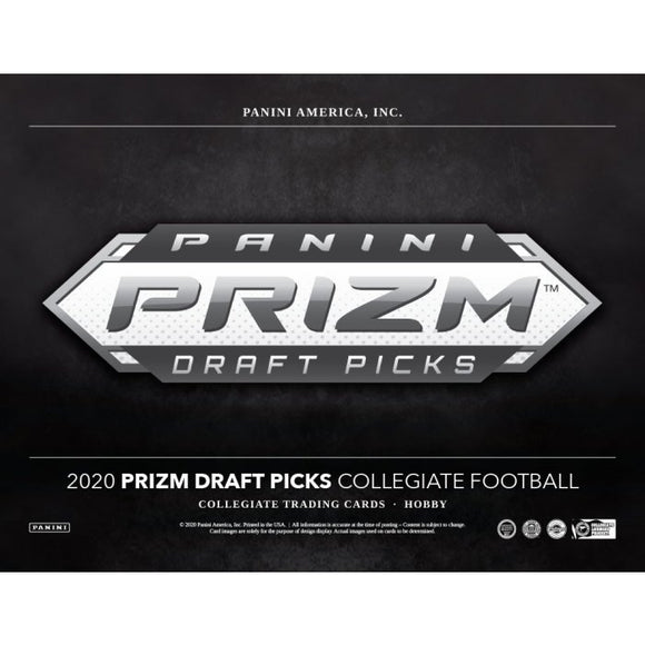 2020 Panini Prizm Draft Picks Collegiate Football 4 Box Last Name Random Letter #4
