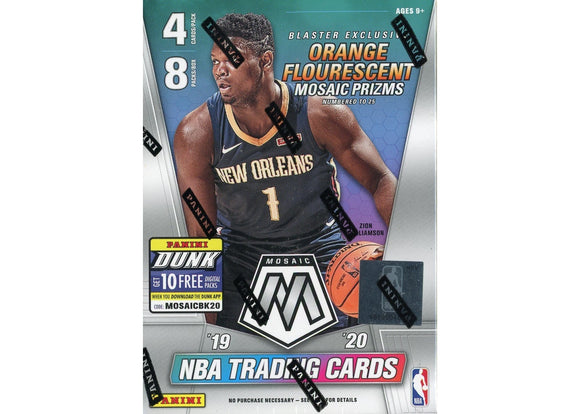 2019-20 Mosaic Basketball Blaster 20 Box Case PYT #1