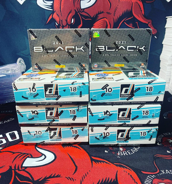2021 Panini Donruss + Black Football 8 Box Mixer PYT #1