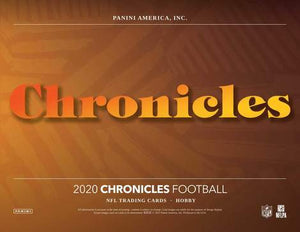 2020 Panini Chronicles Football 3 Box PYT #9