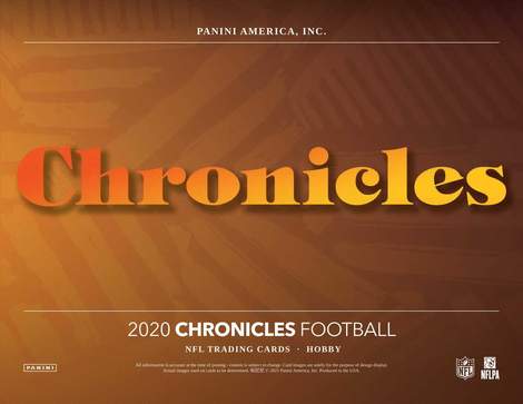 2020 Panini Chronicles Football 3 Box PYT #9