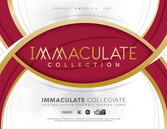 2019 Panini Immaculate Collegiate Football PYT #1 (FULL CASE BREAK)