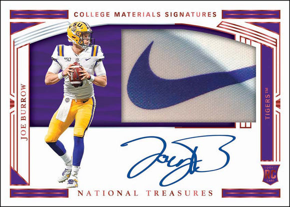 2020 Panini National Treasures Collegiate Football Full Case PYT #2