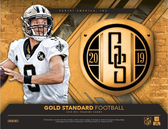 2019 Panini Gold Standard Football Hobby PYT (6 BOX HALF CASE)