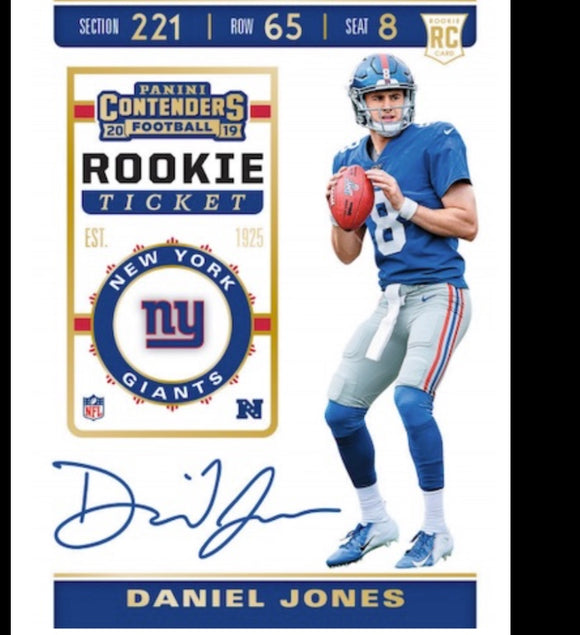 2019 Contenders Football Half Case PYT #2
