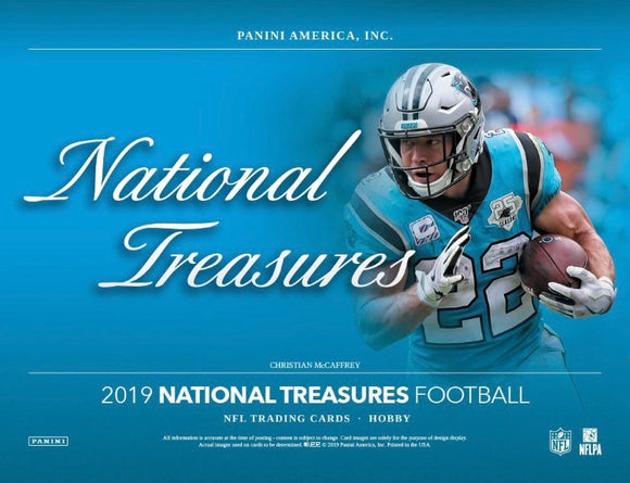 2019 National Treasures Football  4 Box Case PYT #4